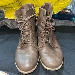 Brown ankle boots
